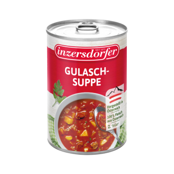 Inzersdorfer Gulaschsuppe, 400 Gramm Dose